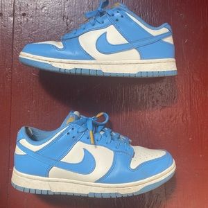 Blue and white Nike Sb dunks